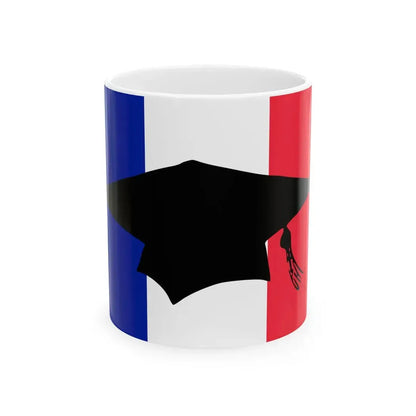 French university icon (France) White Coffee Mug 11oz - Go Mug Yourself