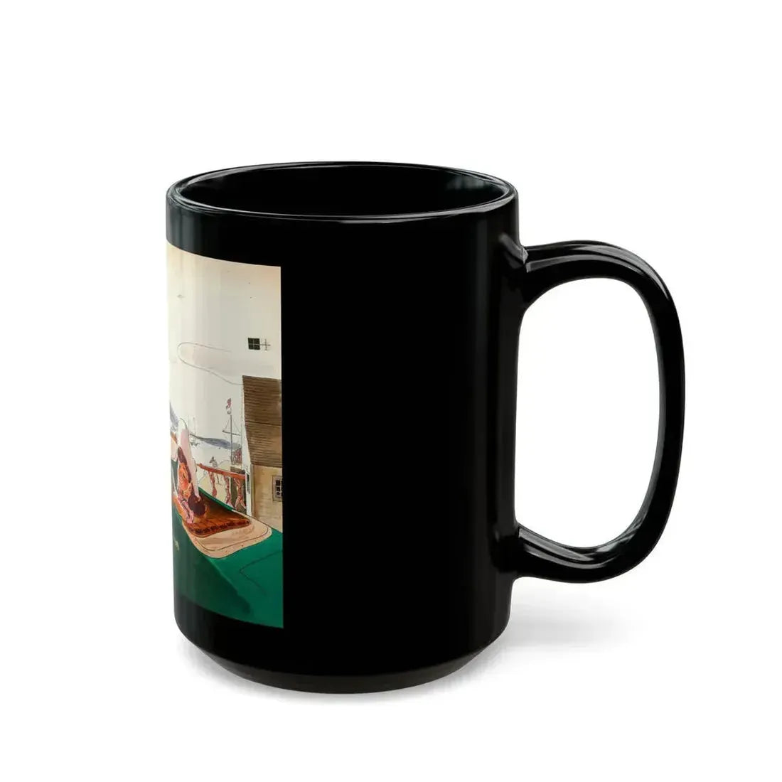 French Without a Struggle, Collier's National Weekly illustration - Black Coffee Mug - Go Mug Yourself