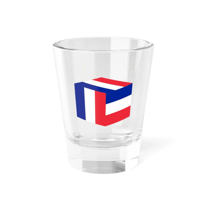 FrenchFlagSquare (France) Shot Glass 1.5oz 1.5oz - Go Mug Yourself