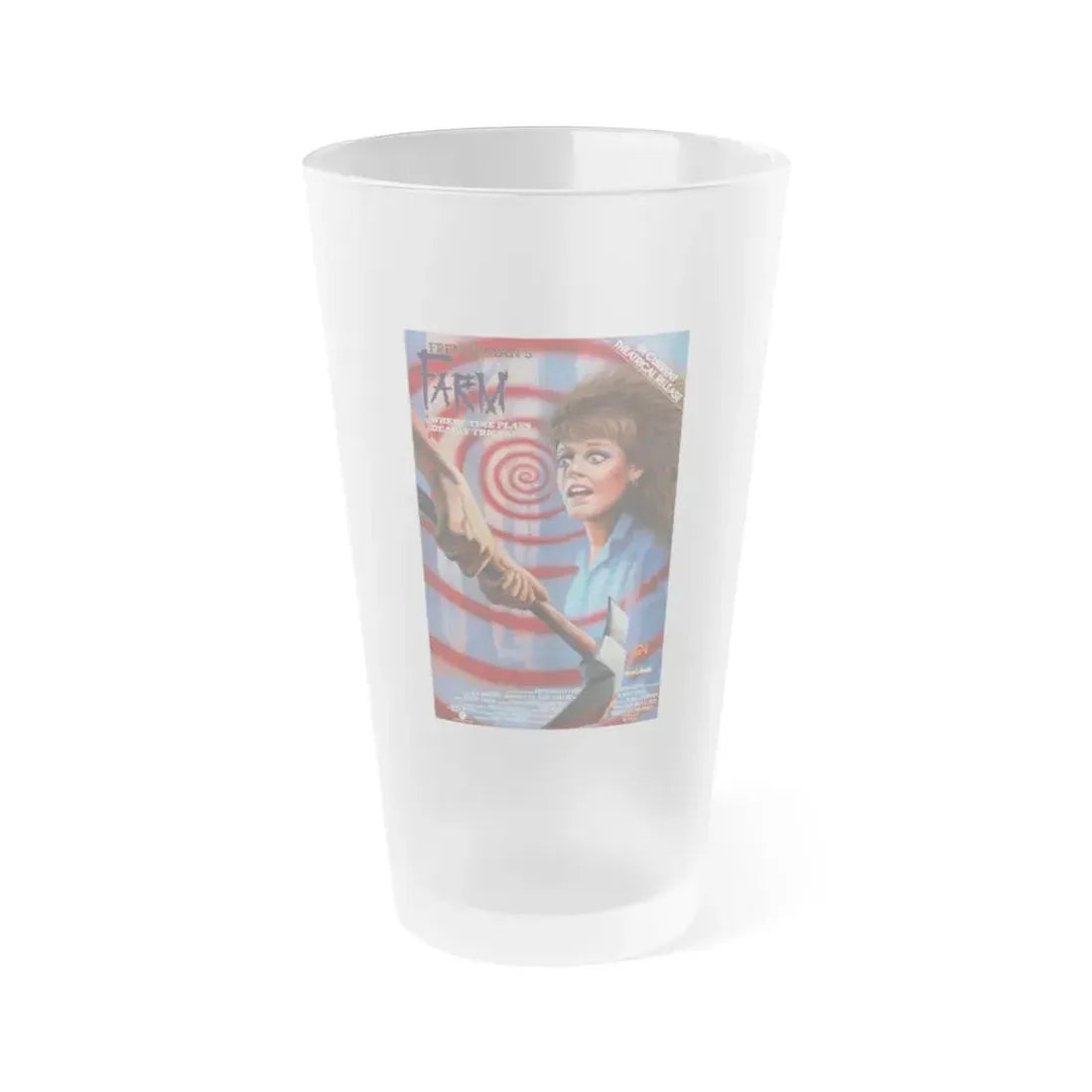 FRENCHMAN'S FARM 1987 Movie Poster - Frosted Pint Glass 16oz 16oz Frosted - Go Mug Yourself