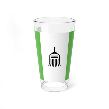 Frente de la Esperanza 2021 bandera (Peru) Pint Glass 16oz 16oz - Go Mug Yourself
