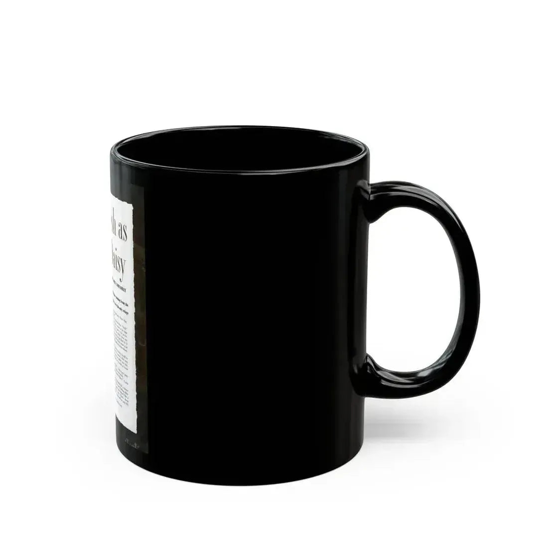 Fresh As a Daisy (1951) - Black Coffee Mug - Go Mug Yourself