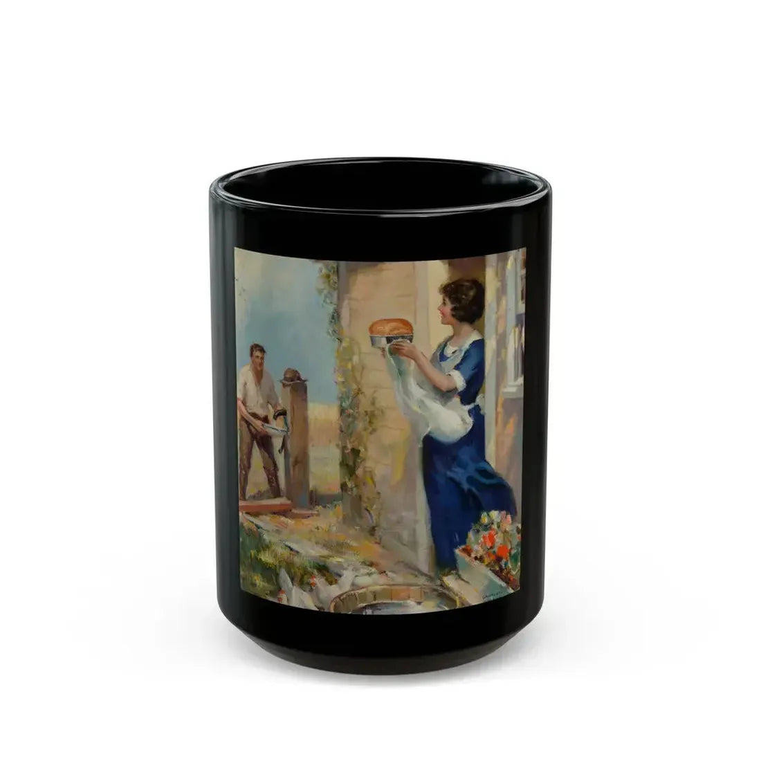 Fresh Bread - Black Coffee Mug 15oz - Go Mug Yourself