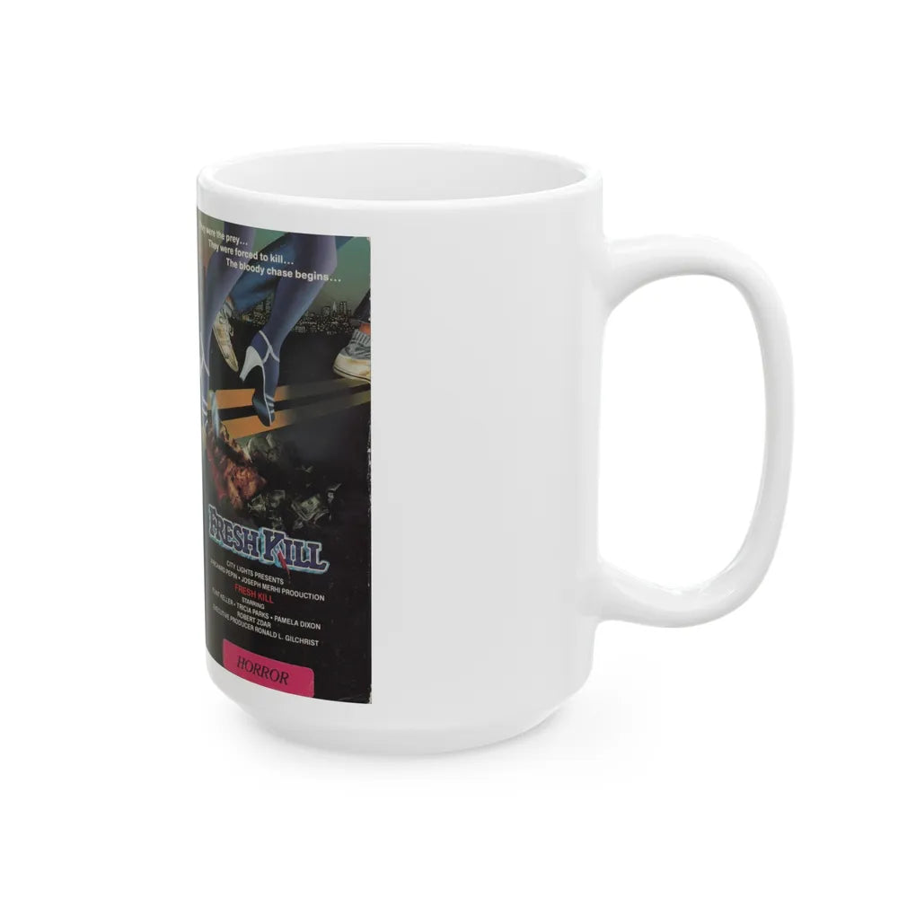 FRESH KILL (VHS COVER) - White Coffee Mug-Go Mug Yourself