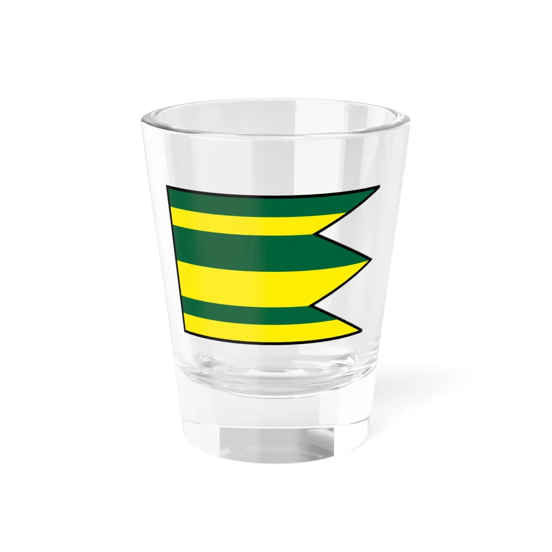 Fricka Bardejov Flag (Slovakia) Shot Glass 1.5oz 1.5oz - Go Mug Yourself