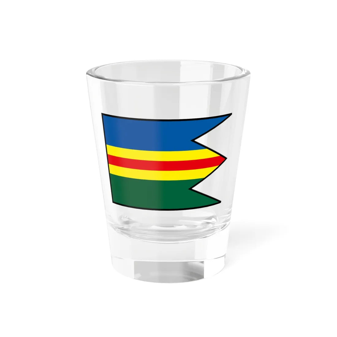 Fricovce Presov Flag (Slovakia) Shot Glass 1.5oz 1.5oz - Go Mug Yourself