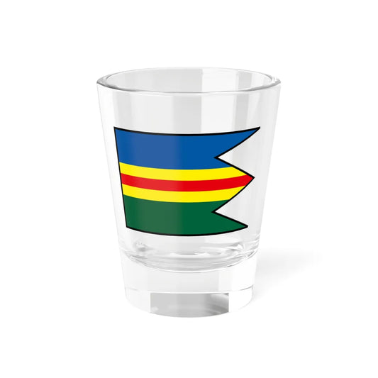 Fricovce Presov Flag (Slovakia) Shot Glass 1.5oz 1.5oz - Go Mug Yourself