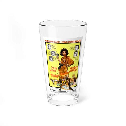 FRIDAY FOSTER 1975 Movie Poster - Pint Glass 16oz-16oz-Go Mug Yourself