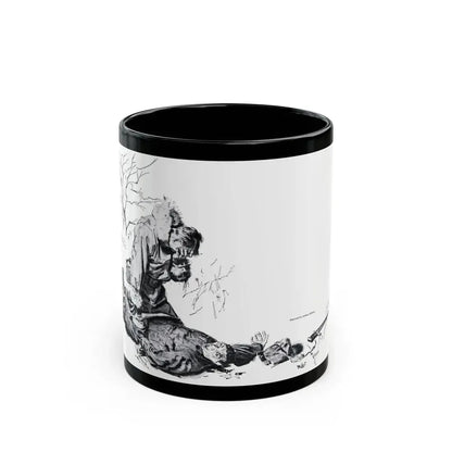 Friday Hill (1), Bluebook Magazine, April 1955 - Black Coffee Mug 11oz - Go Mug Yourself