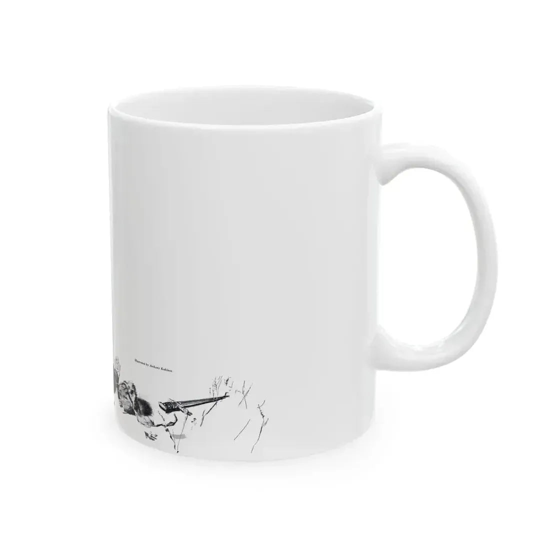 Friday Hill (1), Bluebook Magazine, April 1955 - White Coffee Mug - Go Mug Yourself