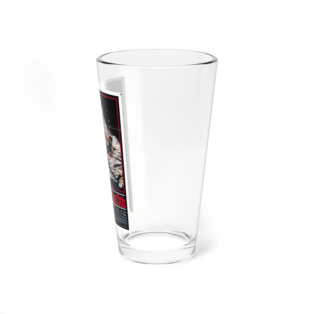 FRIDAY THE 13TH (2) 1980 Movie Poster - Pint Glass 16oz-Go Mug Yourself