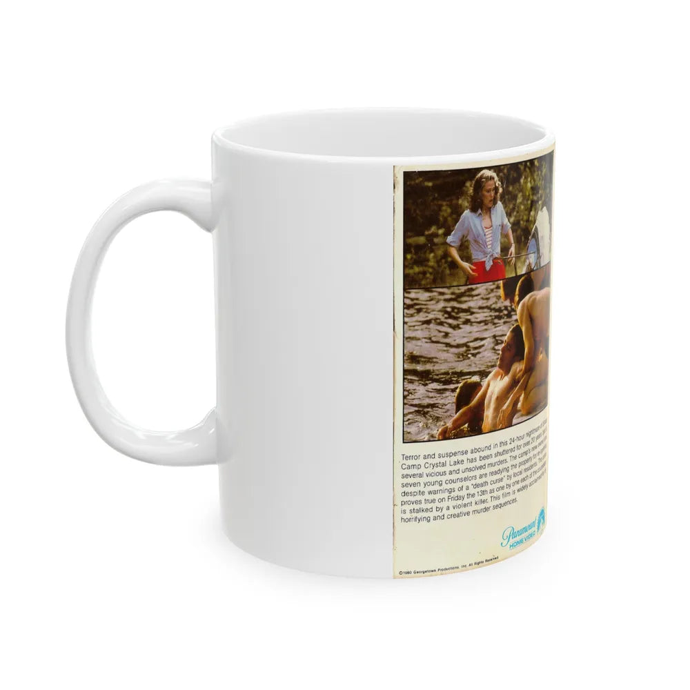 FRIDAY THE 13TH BETA (VHS COVER) - White Coffee Mug-Go Mug Yourself