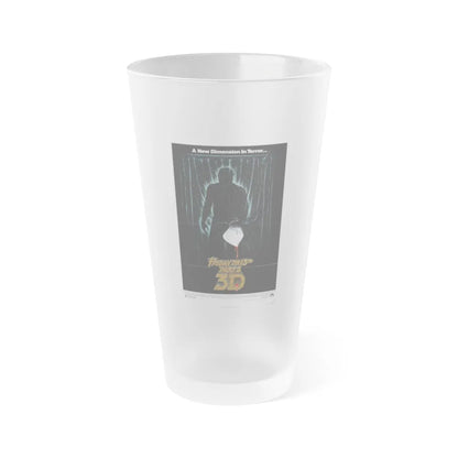 FRIDAY THE 13TH PART 3 1982 Movie Poster - Frosted Pint Glass 16oz-16oz-Frosted-Go Mug Yourself