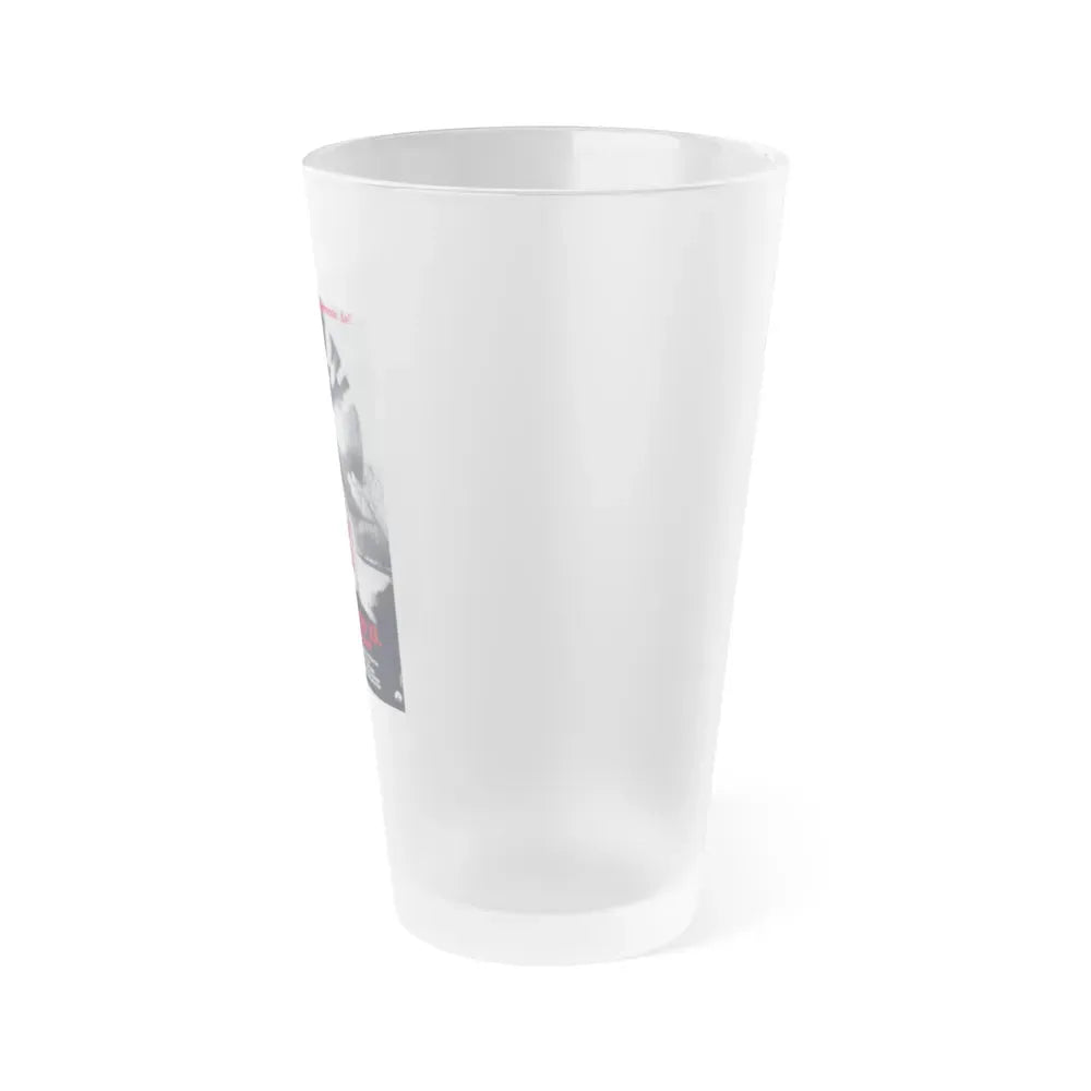 FRIDAY THE 13TH PART VI - JASON LIVES (DANISH) 1986 Movie Poster - Frosted Pint Glass 16oz - Go Mug Yourself
