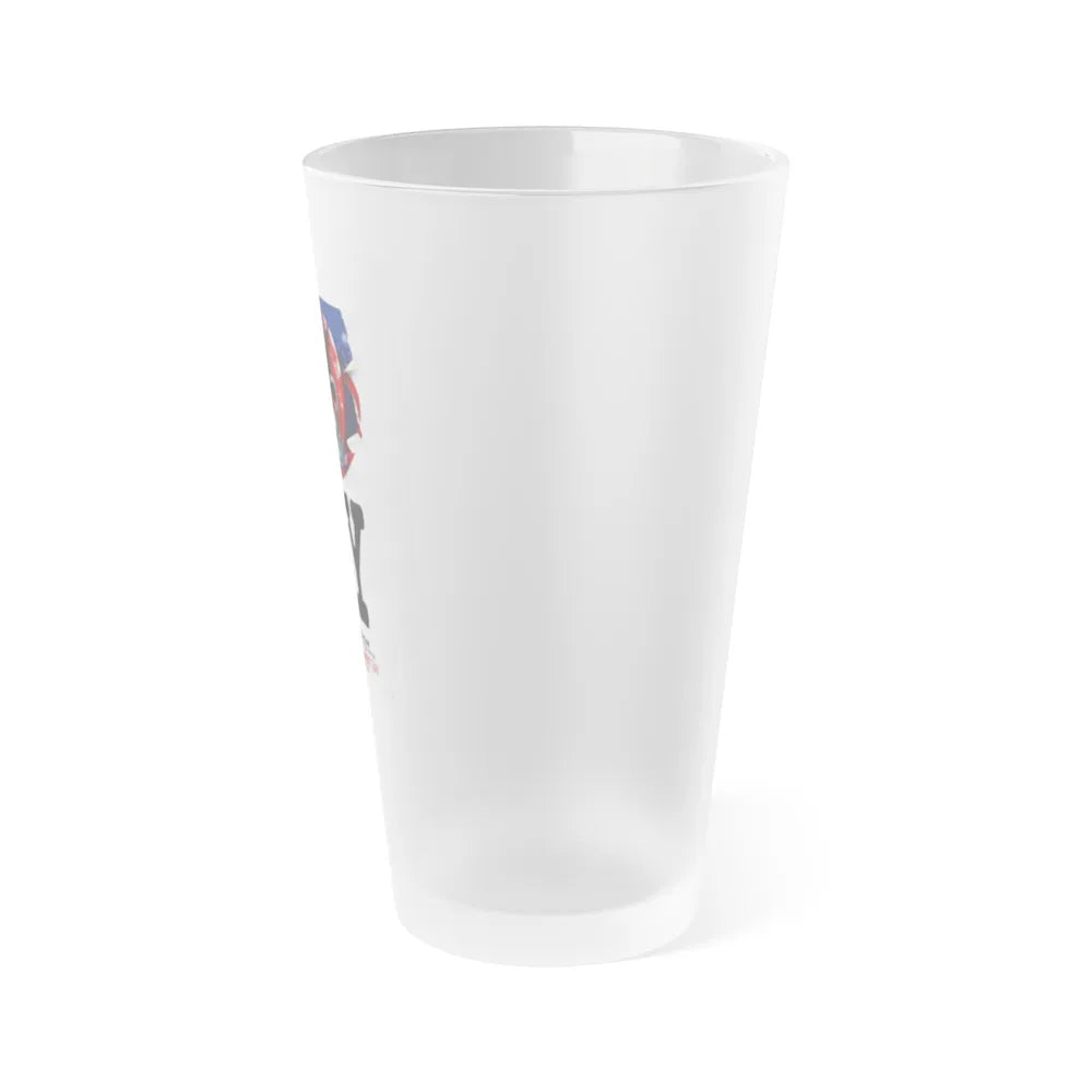 FRIDAY THE 13TH PART VIII - JASON TAKES MANHATTAN (TEASER) 1989 Movie Poster - Frosted Pint Glass 16oz-Go Mug Yourself