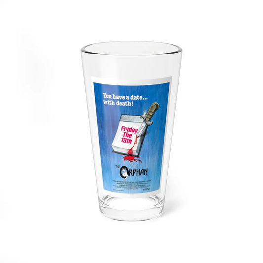 FRIDAY THE 13TH THE ORPHAN 1979 Movie Poster - Pint Glass 16oz 16oz - Go Mug Yourself