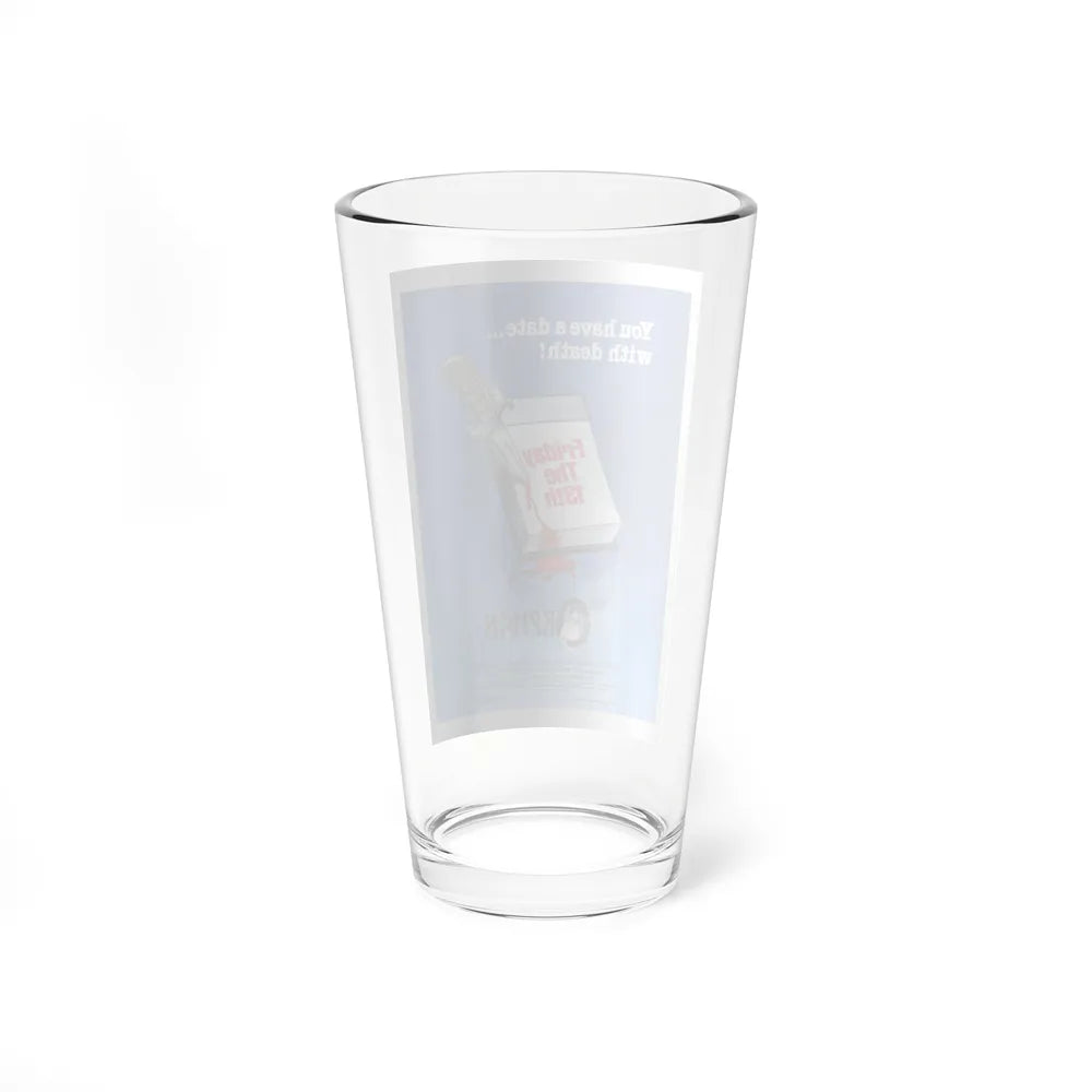 FRIDAY THE 13TH THE ORPHAN 1979 Movie Poster - Pint Glass 16oz - Go Mug Yourself