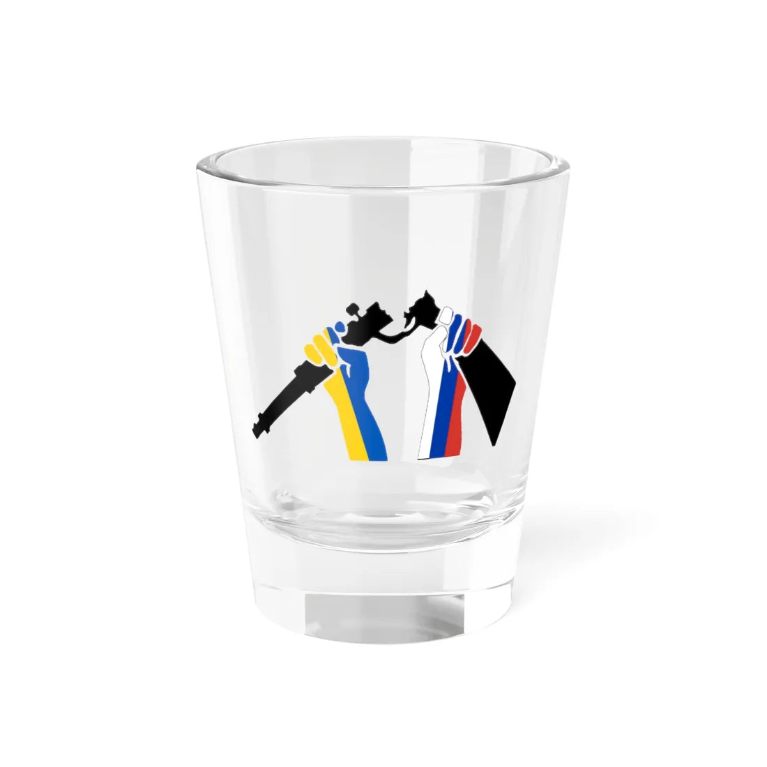 Frieden RU UA (Russia) Shot Glass 1.5oz 1.5oz - Go Mug Yourself