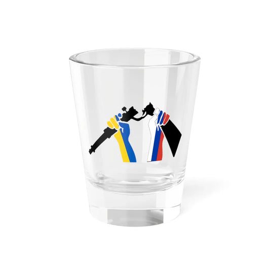 Frieden RU UA (Russia) Shot Glass 1.5oz 1.5oz - Go Mug Yourself