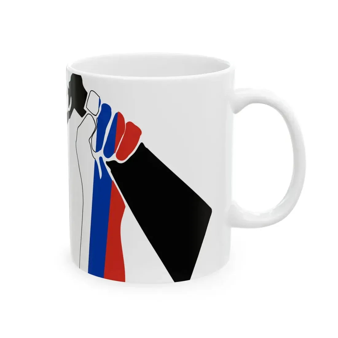 Frieden RU UA (Russia) White Coffee Mug - Go Mug Yourself