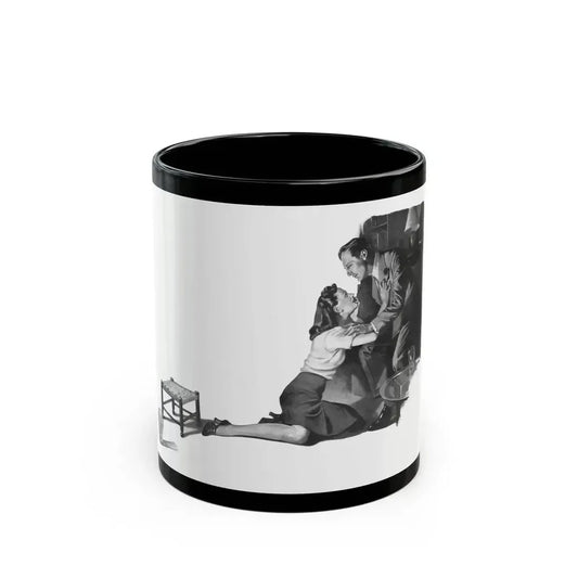 Friend Of The Family by Peter Coats (2), Britannia And Eve magazine, 1939 - Black Coffee Mug 11oz - Go Mug Yourself