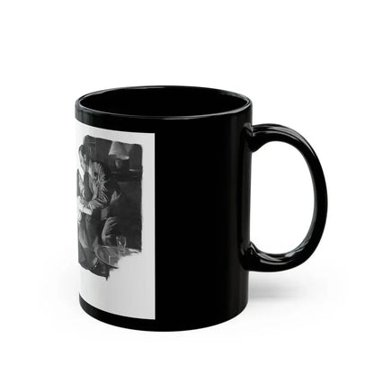 Friend Of The Family by Peter Coats (2), Britannia And Eve magazine, 1939 - Black Coffee Mug - Go Mug Yourself