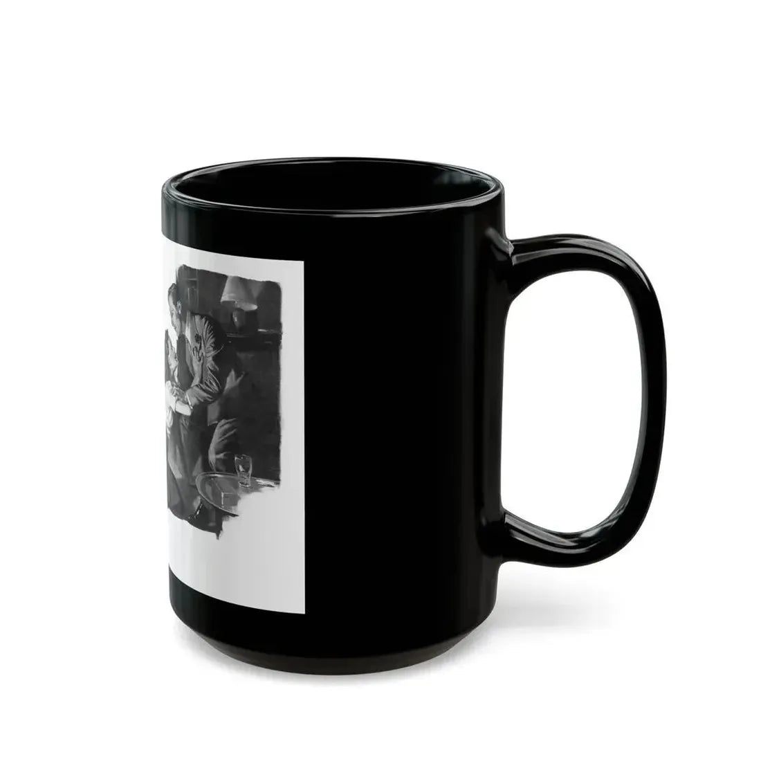 Friend Of The Family by Peter Coats (2), Britannia And Eve magazine, 1939 - Black Coffee Mug - Go Mug Yourself