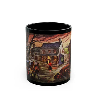 Friendly Neighbours - Black Coffee Mug 11oz - Go Mug Yourself