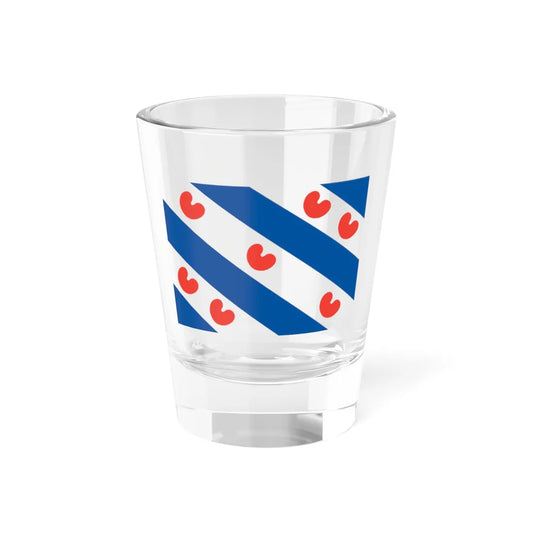 Friese vlag provincie Friesland (Netherlands) Shot Glass 1.5oz 1.5oz - Go Mug Yourself