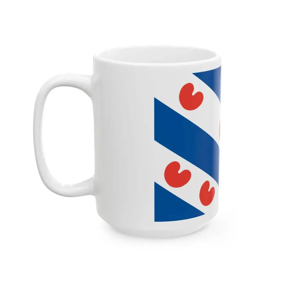 Friese vlag provincie Friesland (Netherlands) White Coffee Mug - Go Mug Yourself