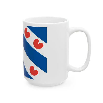 Friese vlag provincie Friesland (Netherlands) White Coffee Mug - Go Mug Yourself