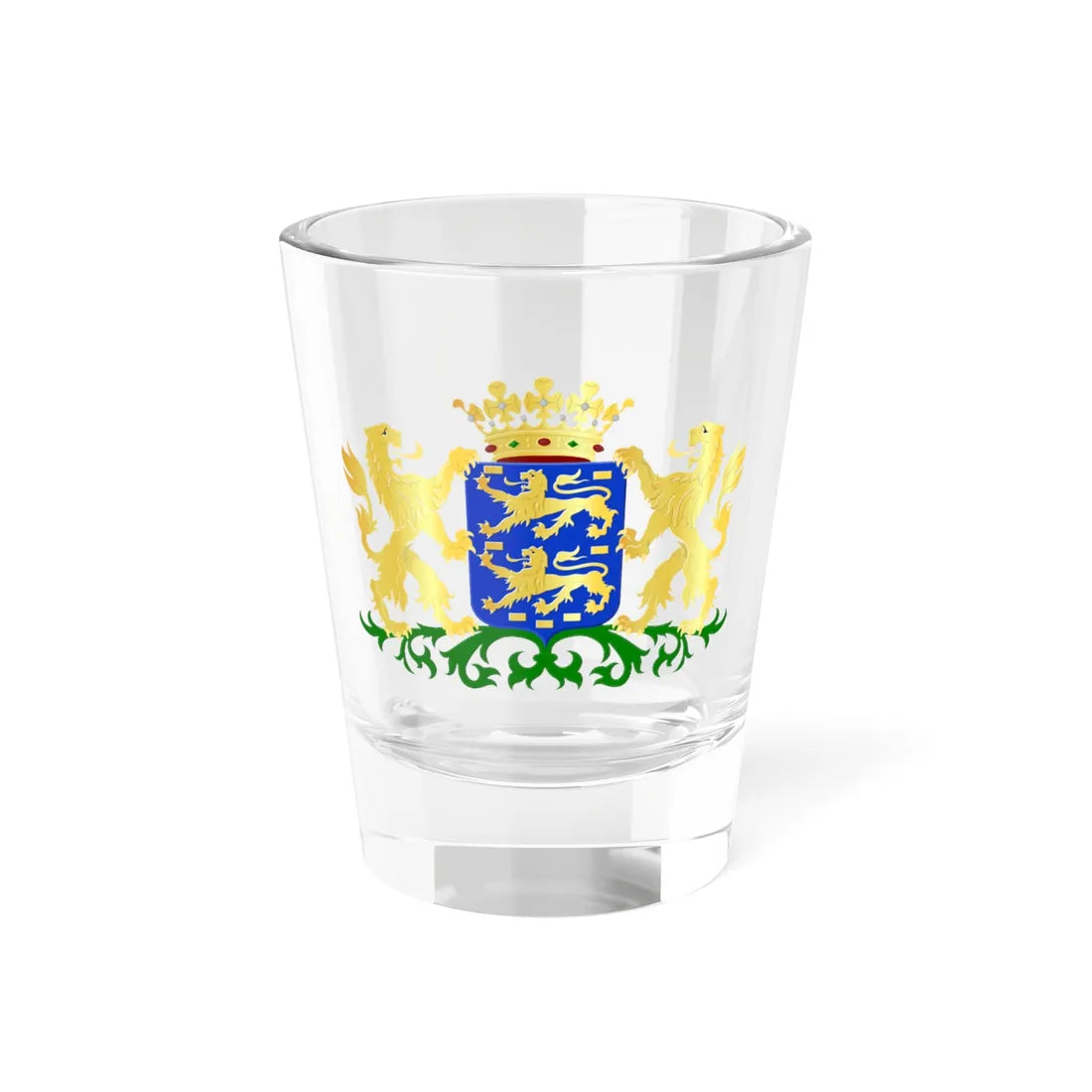 Friesland wapen (Netherlands) (Coat of Arms) Shot Glass 1.5oz 1.5oz - Go Mug Yourself