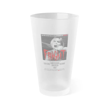 FRIGHT 1971 Movie Poster - Frosted Pint Glass 16oz-16oz-Frosted-Go Mug Yourself