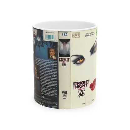 FRIGHT NIGHT PART 2 (VHS COVER) - White Coffee Mug-11oz-Go Mug Yourself