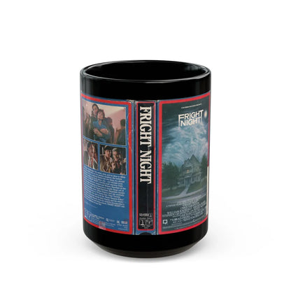 FRIGHT NIGHT (VHS COVER) - Black Coffee Mug-15oz-Go Mug Yourself