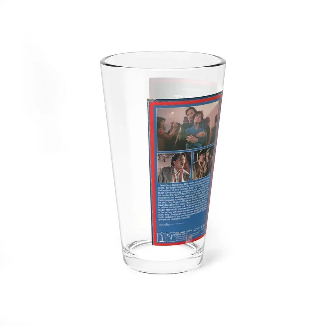 FRIGHT NIGHT (VHS COVER) Pint Glass 16oz - Go Mug Yourself
