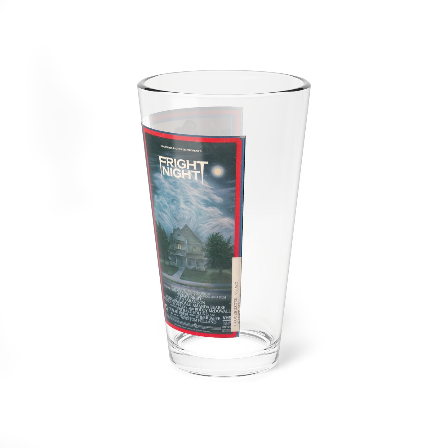 FRIGHT NIGHT (VHS COVER) Pint Glass 16oz-Go Mug Yourself