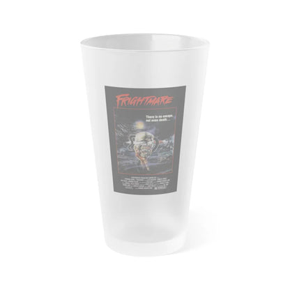 FRIGHTMARE 1981 Movie Poster - Frosted Pint Glass 16oz-16oz-Frosted-Go Mug Yourself