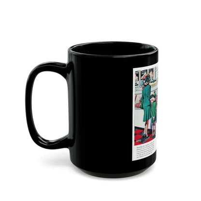 Frigidaire advertisement, The Saturday Evening Post, May 6, 1944 - Black Coffee Mug - Go Mug Yourself