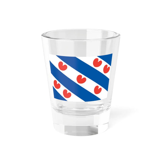 Frisian flag (Netherlands) Shot Glass 1.5oz 1.5oz - Go Mug Yourself