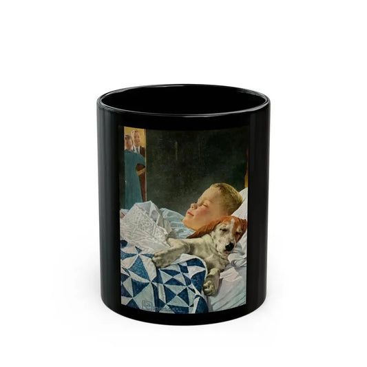 Friskies ad, Ladies' Home Journal, October 1957 - Black Coffee Mug 11oz - Go Mug Yourself