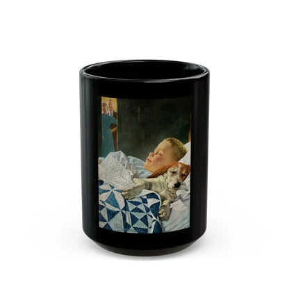 Friskies ad, Ladies' Home Journal, October 1957 - Black Coffee Mug 15oz - Go Mug Yourself