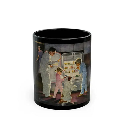 Friskies in the Fridge, 1956 - Black Coffee Mug 11oz - Go Mug Yourself