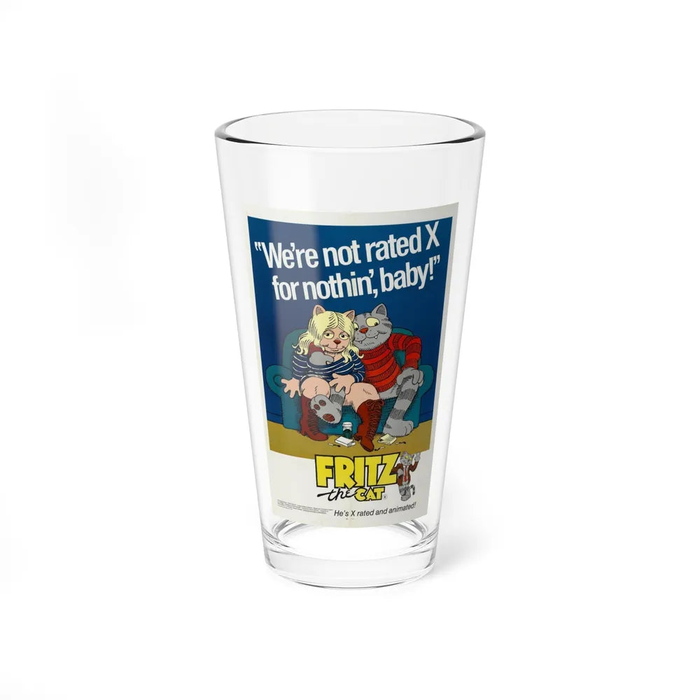 FRITZ THE CAT 1972 Movie Poster - Pint Glass 16oz-16oz-Go Mug Yourself