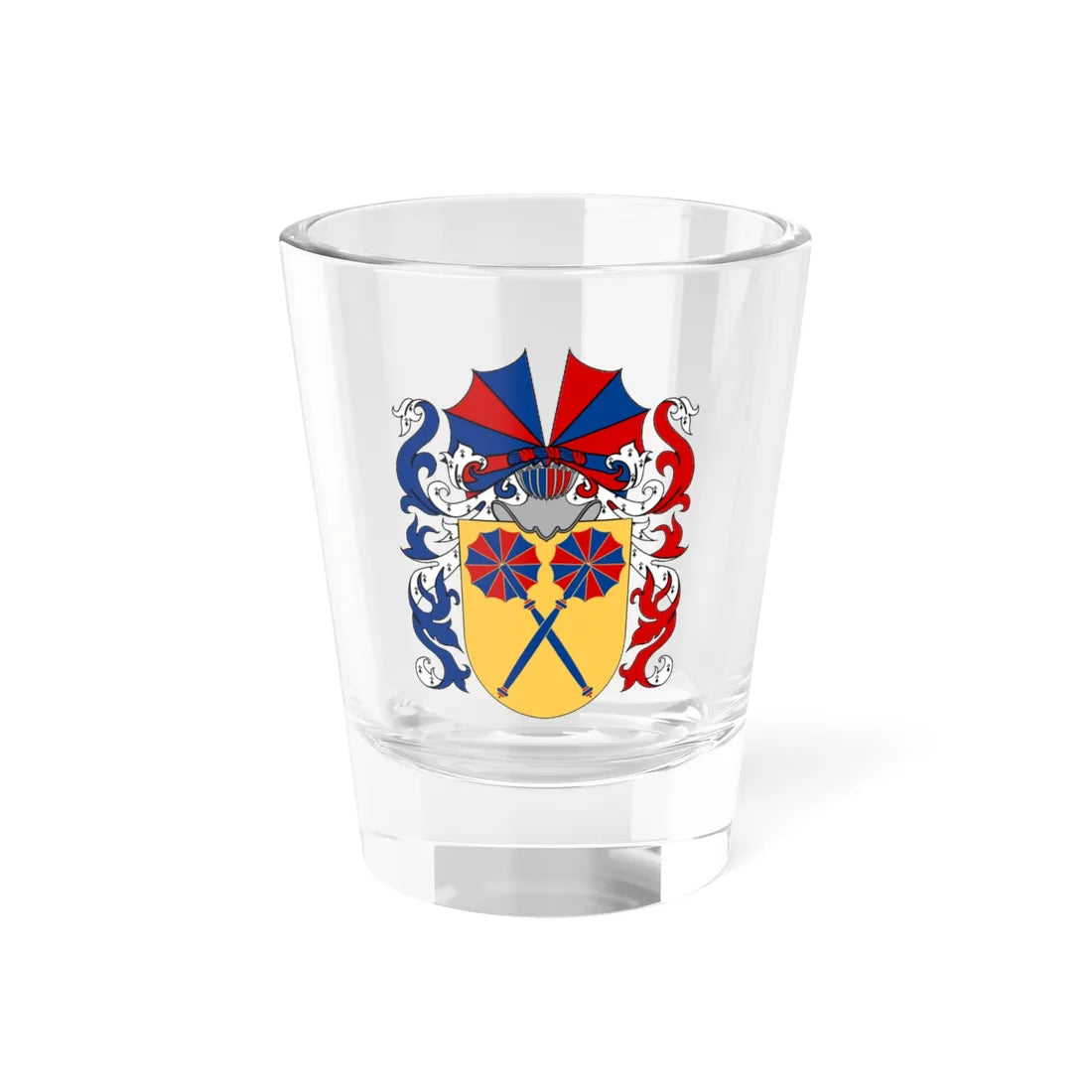 Färla Bengt Nilsson vapen hela (Sweden) (Coat of Arms) Shot Glass 1.5oz 1.5oz - Go Mug Yourself