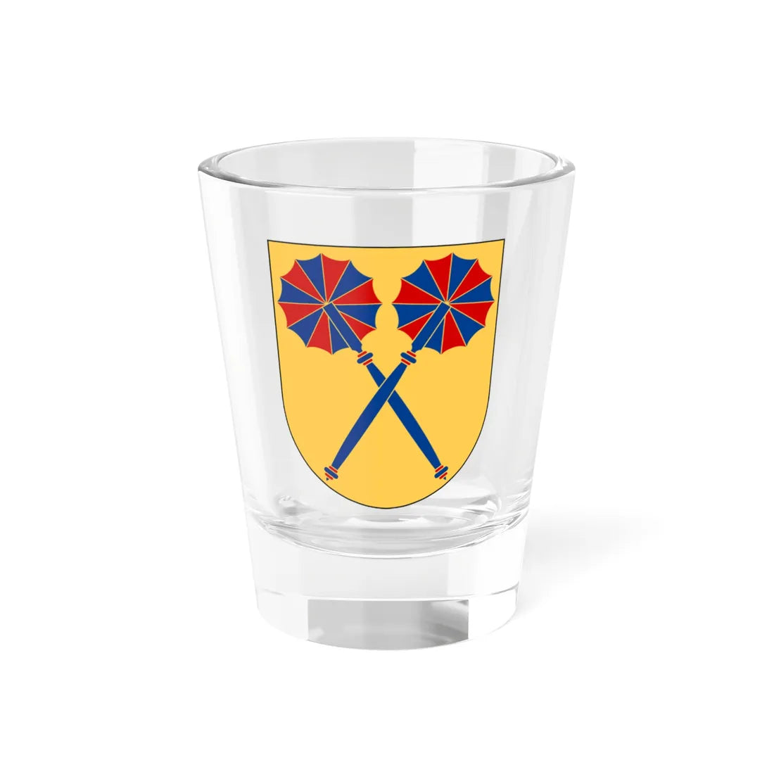 Färla Bengt Nilsson vapen (Sweden) (Coat of Arms) Shot Glass 1.5oz 1.5oz - Go Mug Yourself