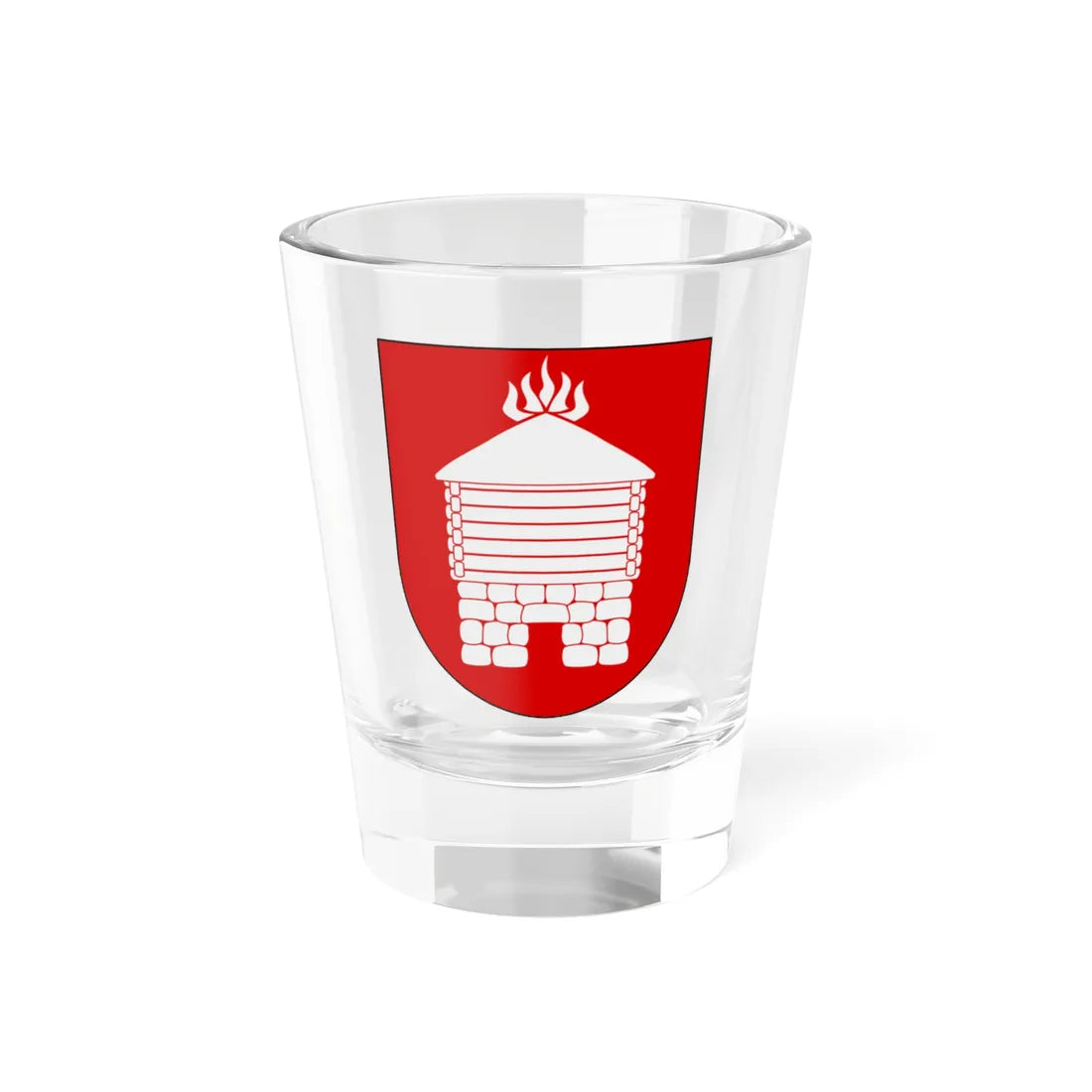 Färnebo-Värmlandsberg-vapen (Sweden) (Coat of Arms) Shot Glass 1.5oz 1.5oz - Go Mug Yourself