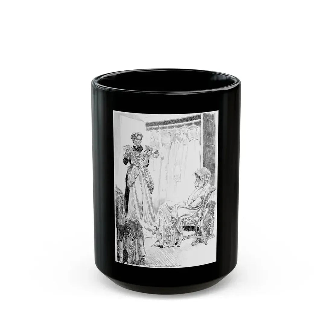 Frocks II - Worst of the Lot, 1880 - Black Coffee Mug 15oz - Go Mug Yourself