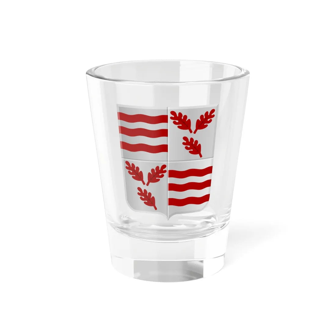 Froidchapelle wapen (Belgium) (Coat of Arms) Shot Glass 1.5oz 1.5oz - Go Mug Yourself