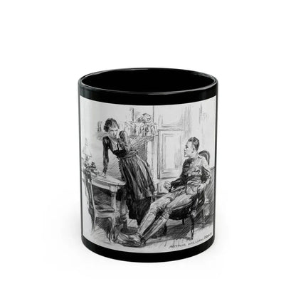 From Baseball to Boches, Collier's magazine interior illustration, May 11, 1918 - Black Coffee Mug 11oz - Go Mug Yourself